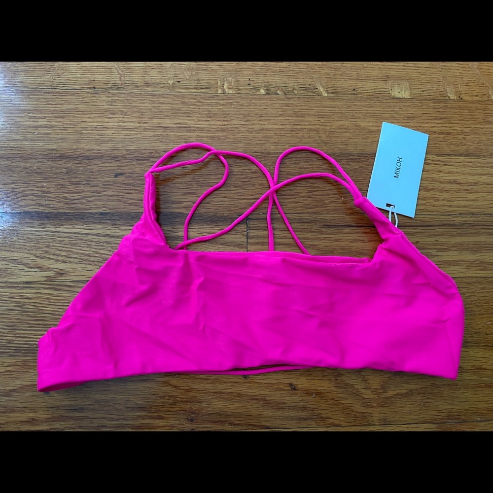 Hot pink Mikoh bikini top